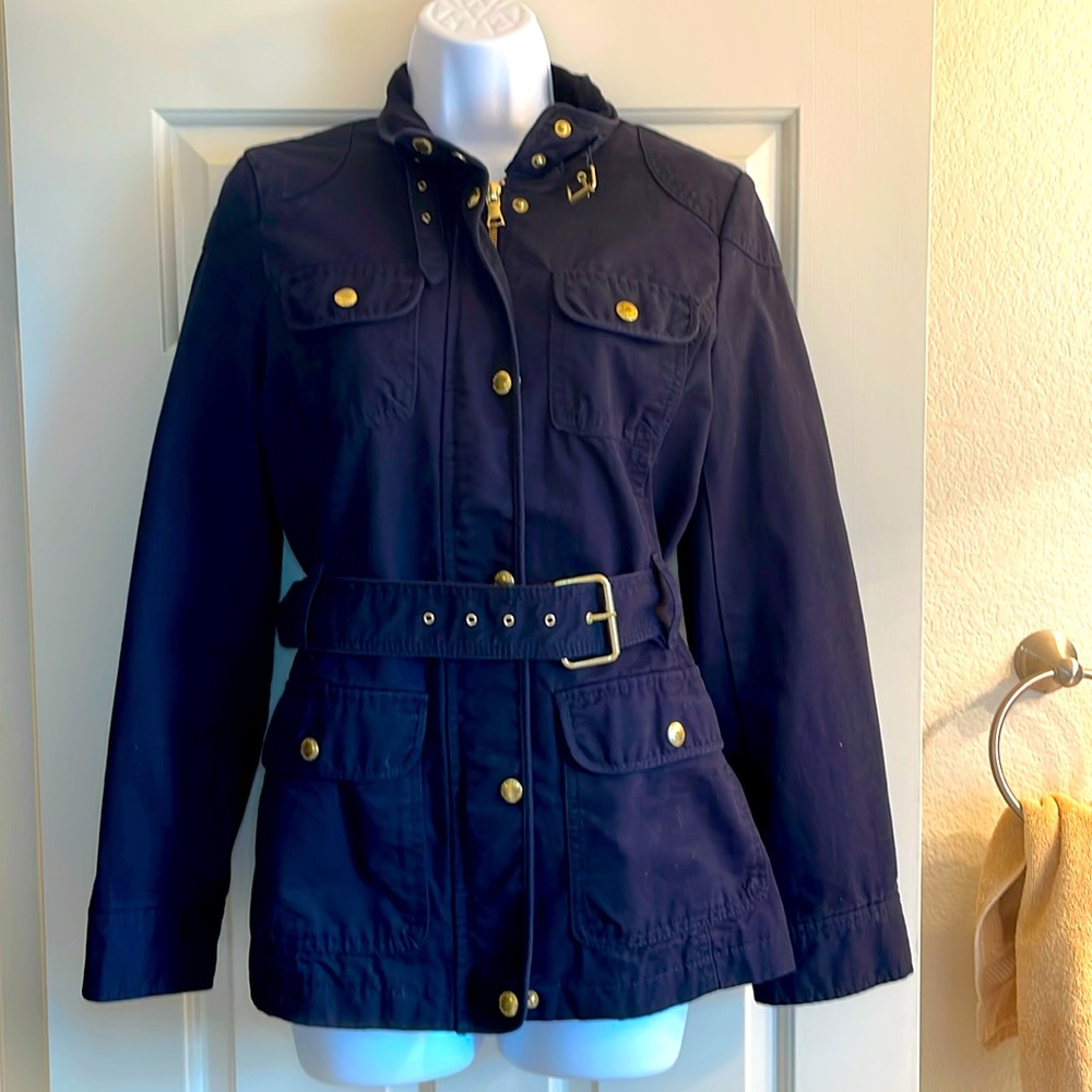 Banana Republic S navy utility jacket